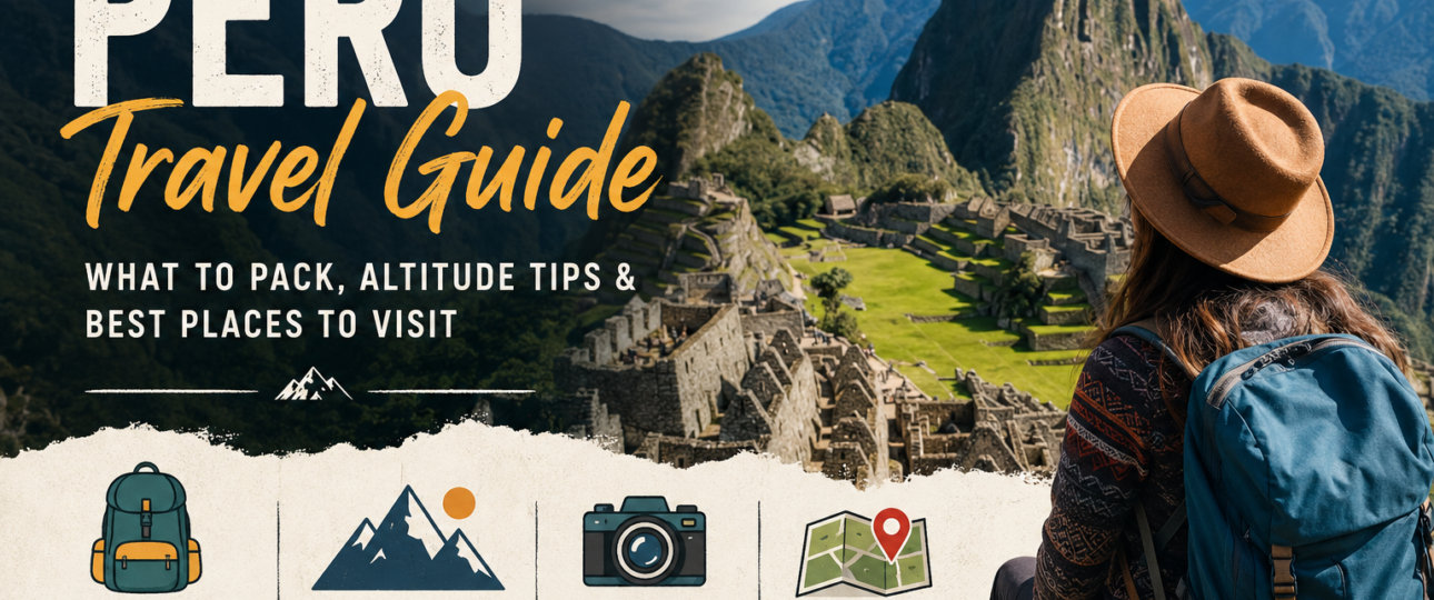 Peru Travel Guide featuring Machu Picchu with essential packing tips, altitude advice, and the best places to visit in Peru.
