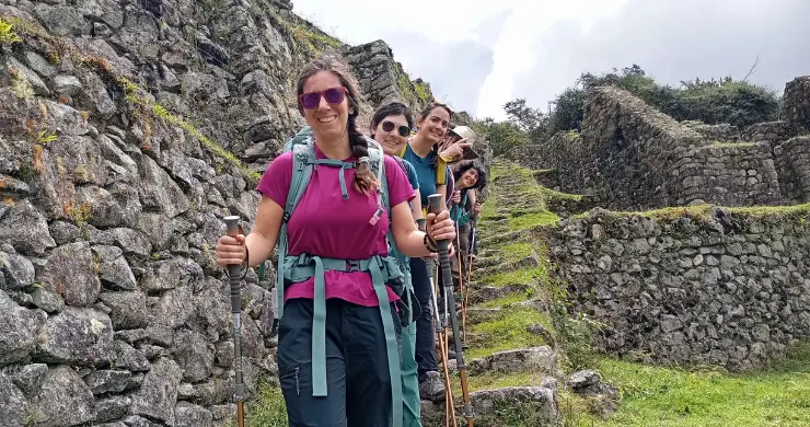 Intipata ruins on the Inca Trail to Machu Picchu